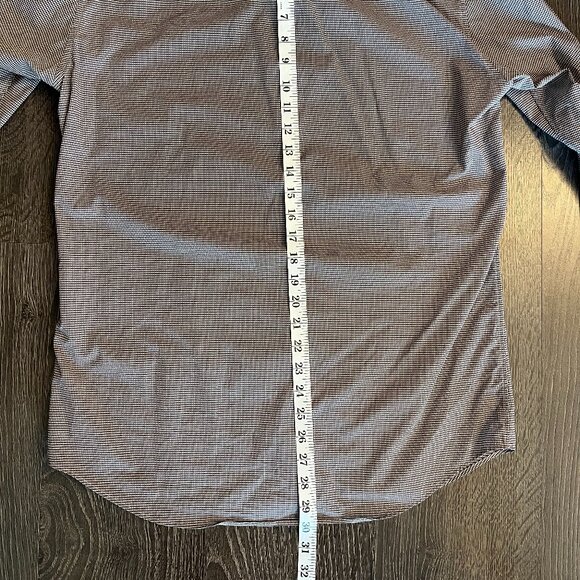 Uniqlo Brown and White Check Shirt - Picture 4 of 5